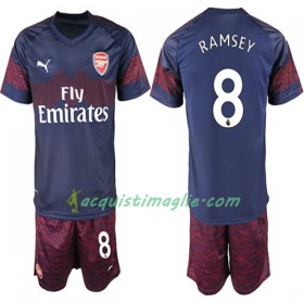 Divisa di Calcio Arsenal Aaron Ramsey 8 Bambino Trasferta 2018/2019